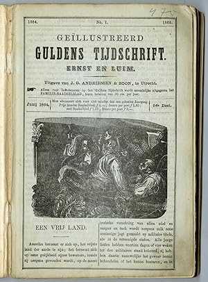 Antique Book-Periodical-GEILLUSTREERD GULDENS TIJDSCHRIFT-ERNST EN LUIM-1864