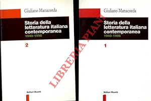 Storia della letteratura italiana contemporanea. 1940-1996.