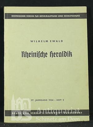 Rheinische Heraldik. Mit 308 Abb. im Text und 5 Tafeln (4 farbig, 3 gefaltet).