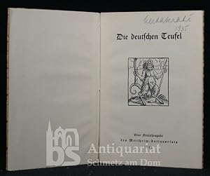 Die deutschen Teufel. Eine Neujahrsgabe des Wertheim-Antiquariats. Mit zweifarbigen Illustrationen.