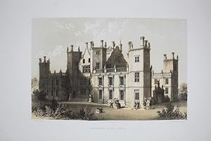 Fine Original Lithotint Illustration of Sherborne Lodge in Dorset. Published By Chapman and Hall ...