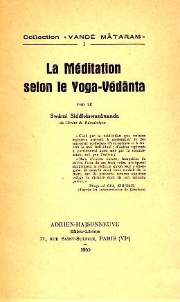 La méditation selon le Yoga-Védânta