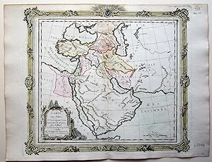 Carte des Pays et Principaux Lieux Connus dans les premiers ages du Monde.