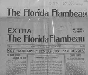 The Florida Flambeau, 1921: Vol. 7, Nos. 18 -19, 21 - 25; Vol. 8, No. 29. Limited editions.