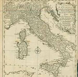 Italy by Mr. D'Anville Geographer to the French King, Drawn and Engrav'd from the Original Publis...