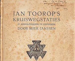 Jan Toorop's Kruiswegstaties. St. Bernulphuskerk te Oosterbeek. (Gesigneerd met handgeschreven op...
