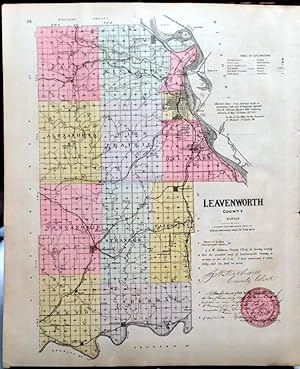 [Map] Leavenworth County, Kansas