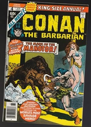 Conan the Barbarian: King-Size Annual #4 1978 -featuring "Zenobia" The Future Queen of Aquilonia ...