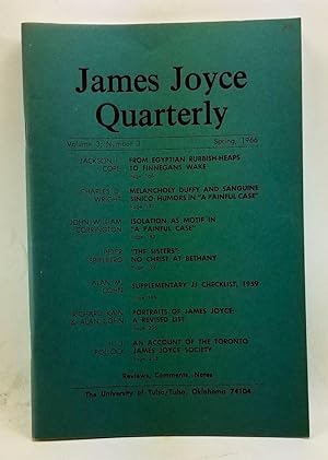 James Joyce Quarterly, Volume 3, Number 3 (Spring 1966)