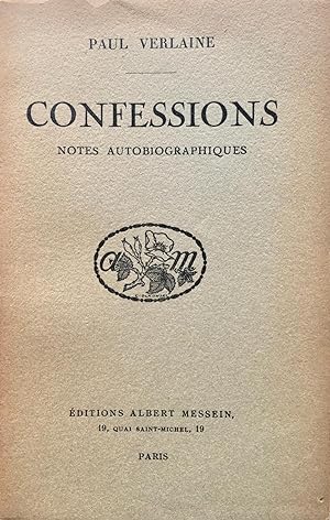 Confessions. Notes autobiographiques