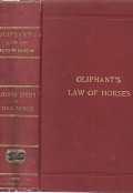 THE LAW OF HORSES : including the law of innkeepers, veterinary Surgeons. With Canadian Notes by ...