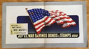 WWII poster - - We Can We Will We Must - Original Poster