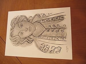 "Tete La Femme", Original Lithograph By Henri Matisse, Extracted From Verve, An Artistic And Lite...
