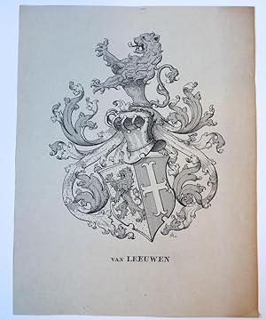 Wapenkaart/Coat of Arms Leeuwen (Van).