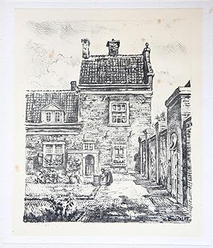 [Modern print, lithography] Westeinde (Den Haag), published ca. 1950