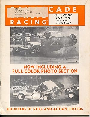 Cavalcade of Auto Racing-Fall-1972-color pix section-Reutimann-Malzahn-VG