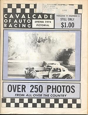 Cavalcade of Auto Racing-Spring 1974-250+ race pix-Nolan Swift-Billy Gill-VG