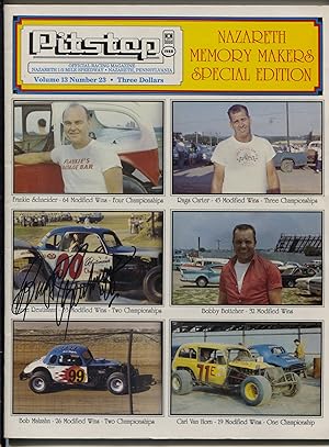 Nazareth Speedway Auto Race Program 1988-celebartes final events at track-VF