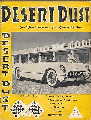 Desert Dust 2/1954--AAA-NASCAR-local Arizona tracks-Corvette-Dutch Wirth-VG