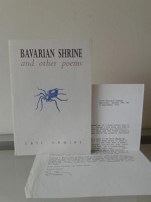 Bavarian Shrine and Other Poems (with Letter)