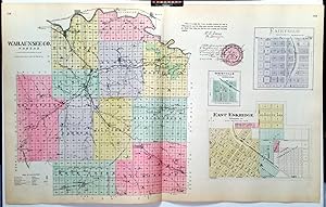 [Map] Wabaunsee County, Kansas, with Fairfield, Harveyville, & East Esridge of Wabaunsee Co. [bac...
