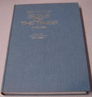 Signs Of The Times Articles, Volume 1, 1874-1885