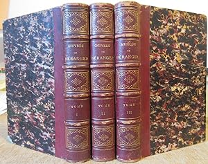 Oeuvres complètes de P.J. Béranger : Nouvelle édition revue par l'auteur contenant 53 gravures su...