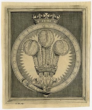 Antique Master Print-HERALDRY-ORDER OF THE GARTER-Marshall-ca. 1630