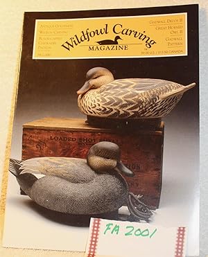 WILDFOWL CARVING MAGAZINE Fall 2001