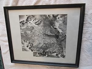 Composite Photograph Of Northern Martian Surface, 1977, Signed By 8 Viking Mission Scientists