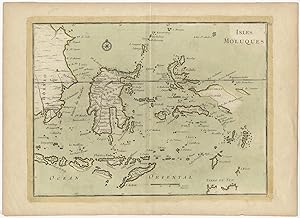 Antique Map of the Maluku Islands by G.L. le Rouge (1756)