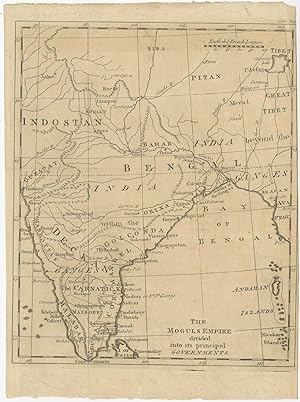 Antique Map of India (1767)