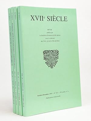 XVIIe siècle , Bulletin de la " Société d'Etude du XVIIe siècle " [ 17e , Dix-septième siècle ] 5...