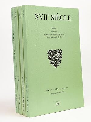 XVIIe siècle , Bulletin de la " Société d'Etude du XVIIe siècle " [ 17e , Dix-septième siècle ] 5...