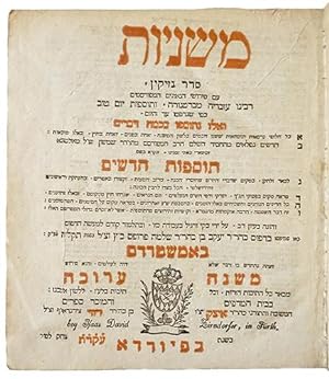 Mishnayot Seder Kodashim