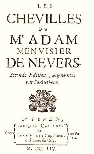 Les chevilles de Me Adam Menuisier de Nevers