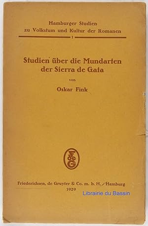 Studien über die Mundarten der Sierra de Gata