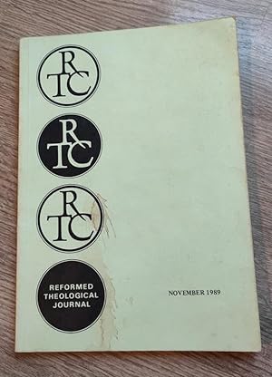 Reformed Theological Journal: Volume 5: November 1989