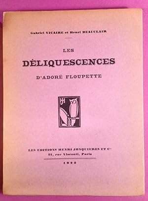Les Déliquescences. Poèmes Décadents d'Adoré Floupette.