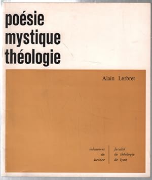 Poésie mystique théologie