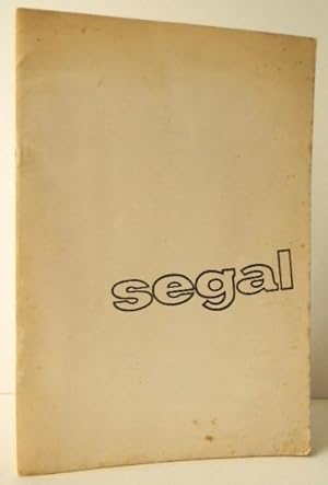 SEGAL. Catalogue de la première exposition française de George Segal à Paris, Ileana Sonnabend Ga...
