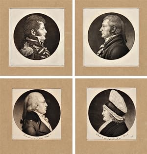 PORTRAITS OF DISTINGUISHED AMERICANS ENGRAVED BY JULIEN FEVRET DE SAINT-MÉMIN 1770 - 1852 [box ti...