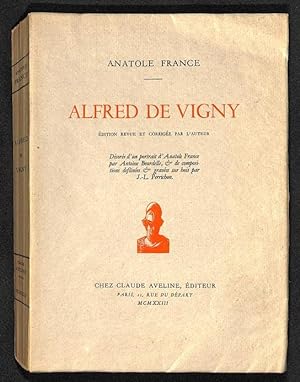 Alfred de Vigny édition revue et corrigée par l'auteur.