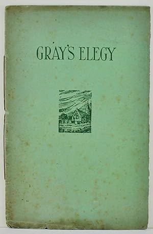 Elegy Written in a Country Churchyard from the Press of Jackson & O'Sullivan Brisbane 1943