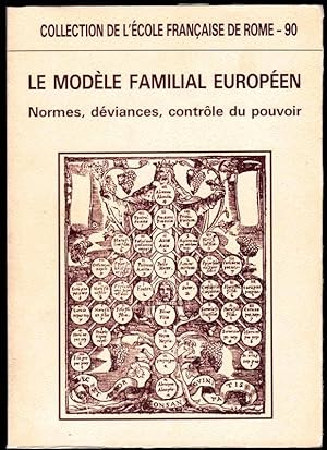 Le modèle familial européen. Normes, déviances, contrôle du pouvoir. Actes des séminaires organis...
