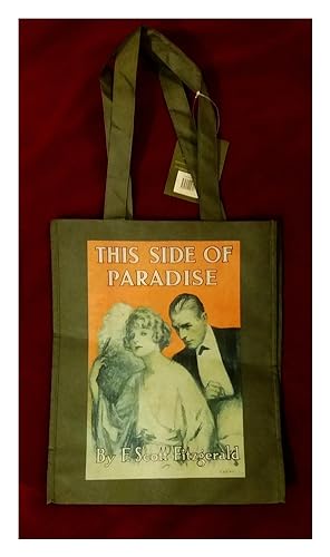 'This Side of Paradise' Book Classic Covers "Green" Recycled Tote Bag (12.25x6x15.5). F. Scott Fi...