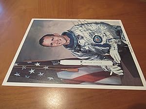 Original Nasa Color Photograph Of Apollo 1 Astronaut, Inscribed By Edward H White, In Space Suit ...