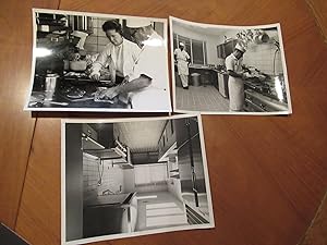 Three Original Nasa B/W Photographs Of Cape Canaveral Astronaut Quarters Chef Louis Harsell And H...