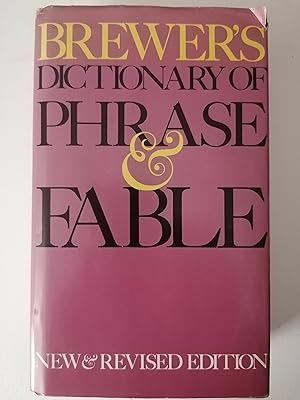 Brewer's Dictionary of Phrase and Fable