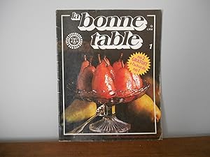 LA BONNE TABLE NO 1